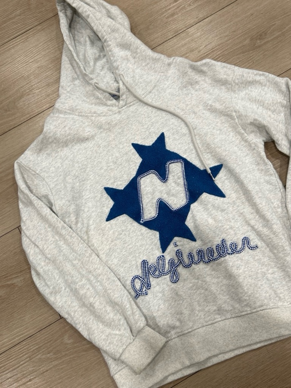 Aelfric Eden Gray and Blue Hoodie